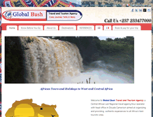 Tablet Screenshot of globalbushtratour.com